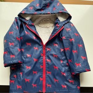 HATLEY Sherpa-Lined Zip-Up Rain Jacket